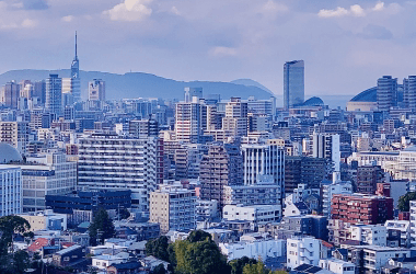 福岡市の街並み